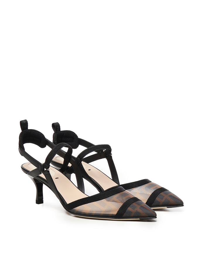 Fendi With Heel Black Polyamide