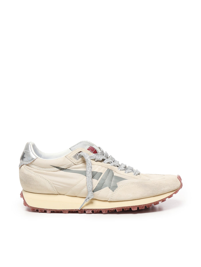 Golden Goose Sneakers Beige/silver Polyamide