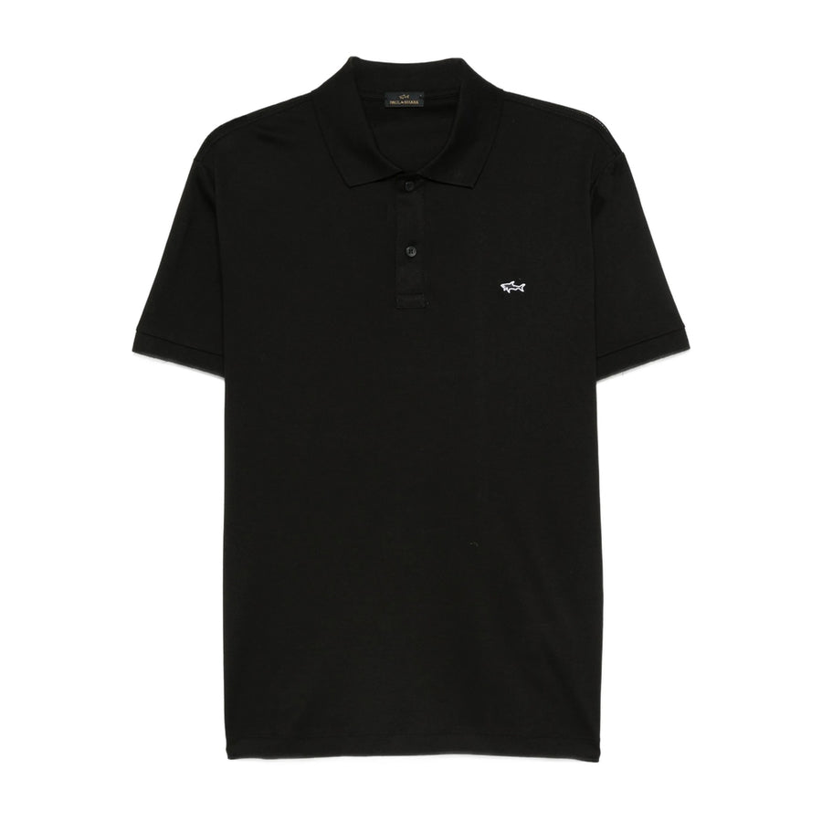 Paul & Shark Black Sweater Cotton Polo Shirts