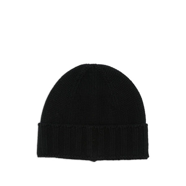 Fileria Black Cashmere Cap Hat