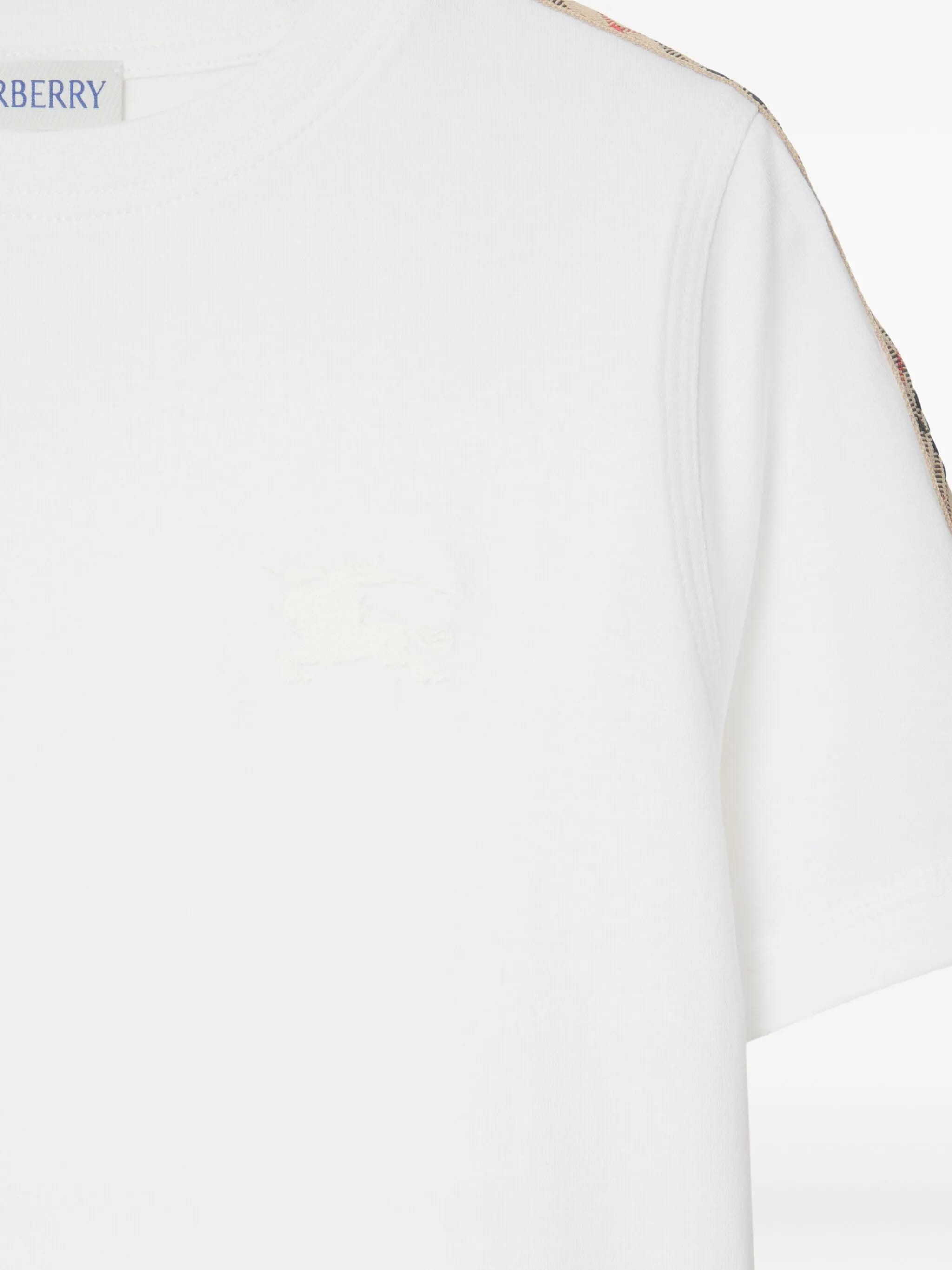 Cedar Check Tape White T-shirt