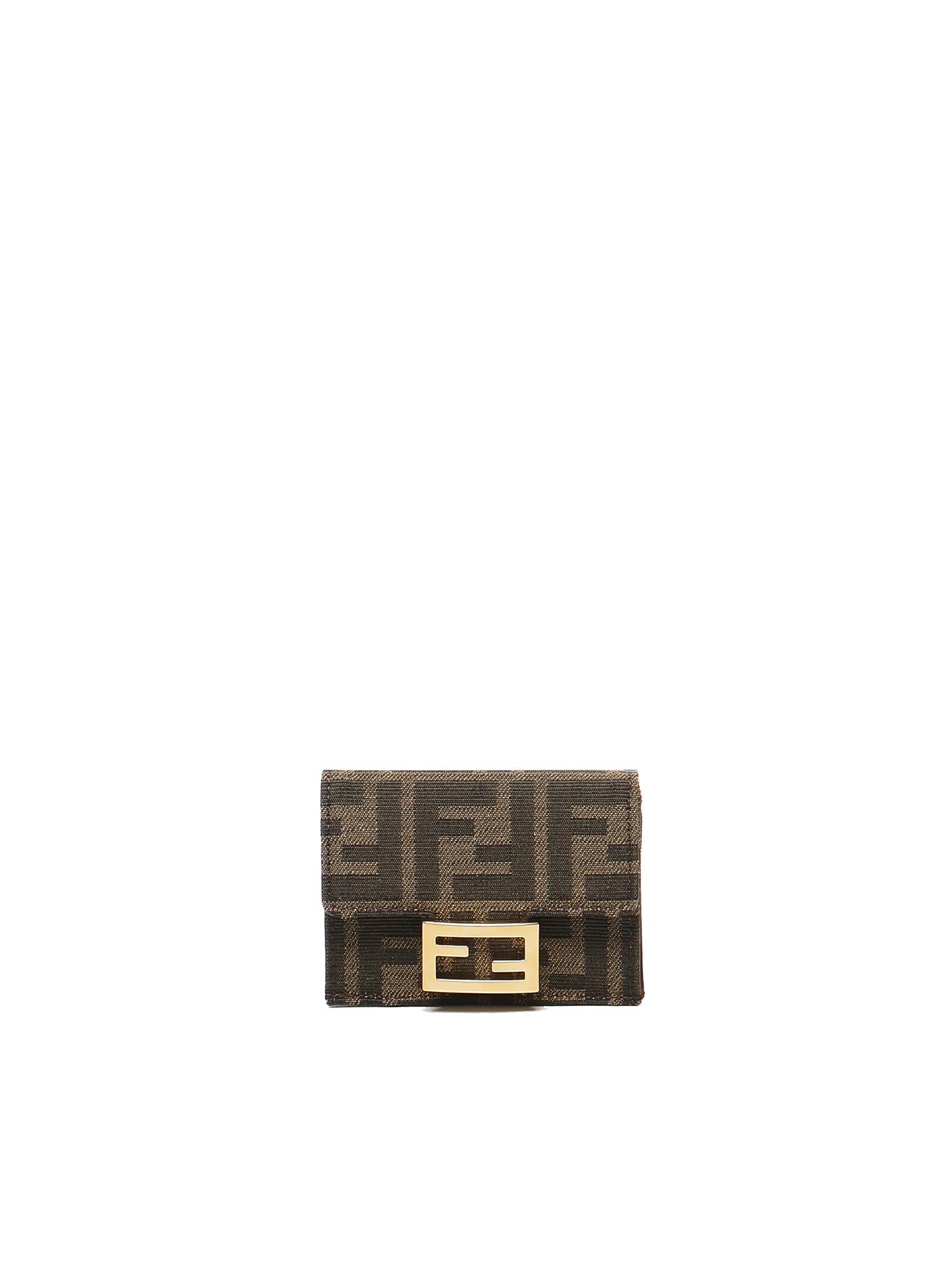 Fendi Wallets Brown Poliester