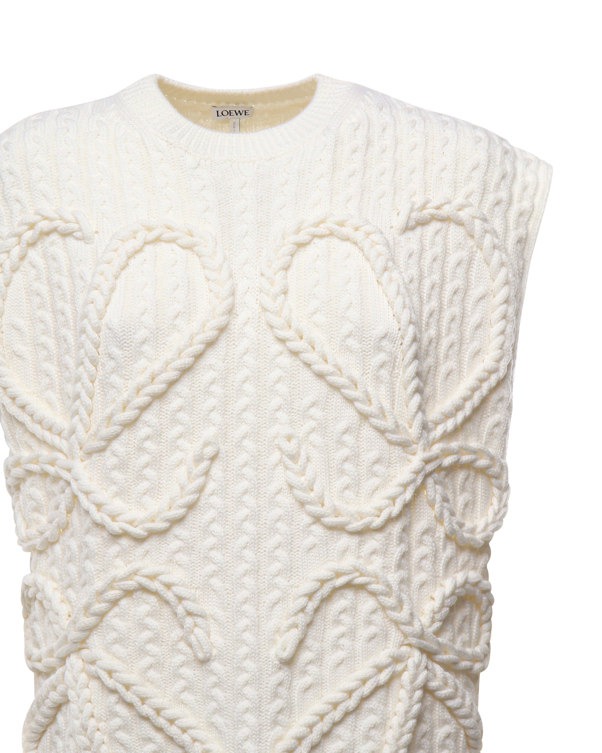 Loewe Jackets White Wool