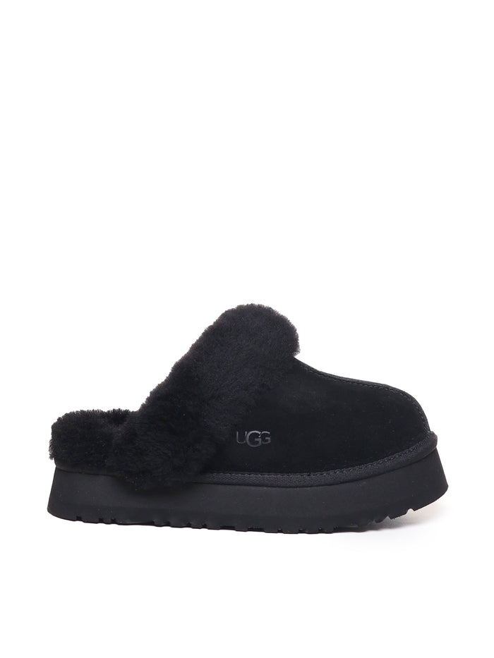 Ugg Sandals Black Leather