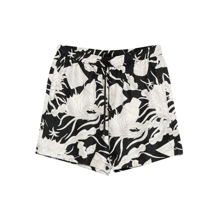 Short Amiri Black/white Silk: 100