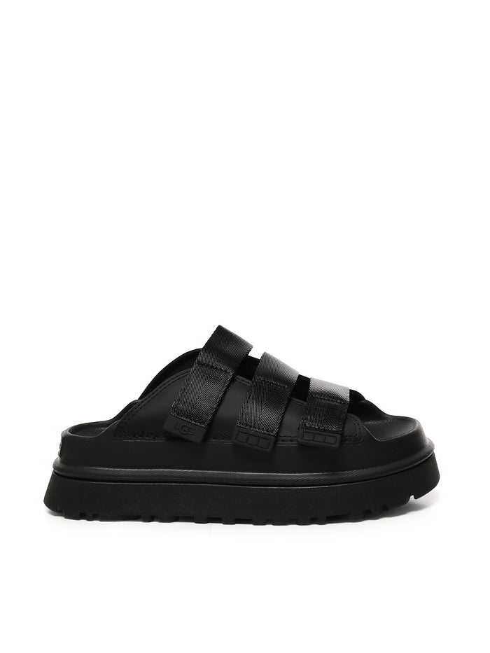 Ugg Sandals Black Textile