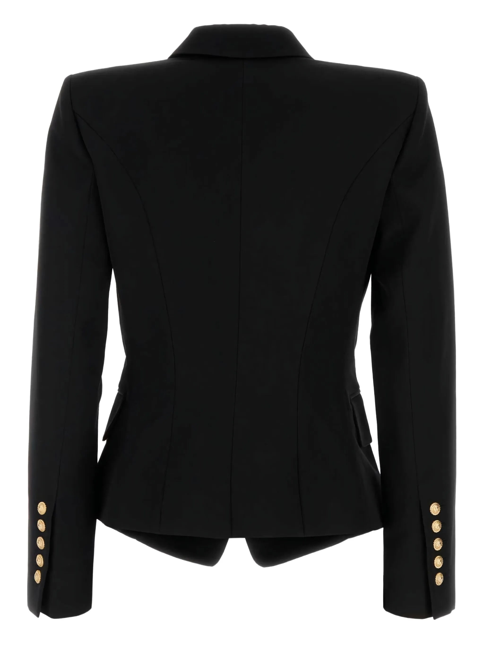 Other Fitted-Collect Black Blazer
