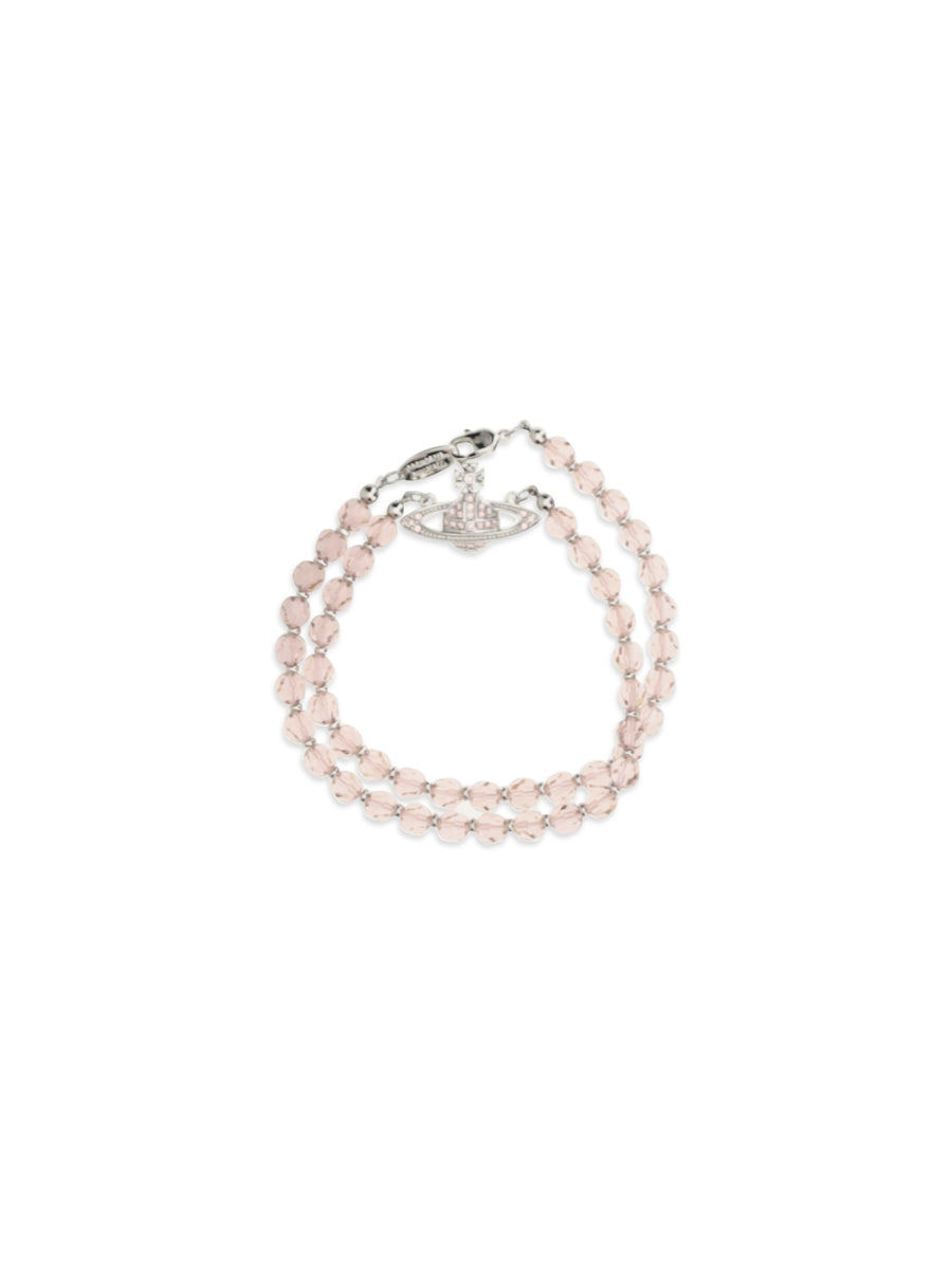 Messaline Choker Necklace Platinum/vintage Rose Crystal/vintage Ro Brass Necklaces