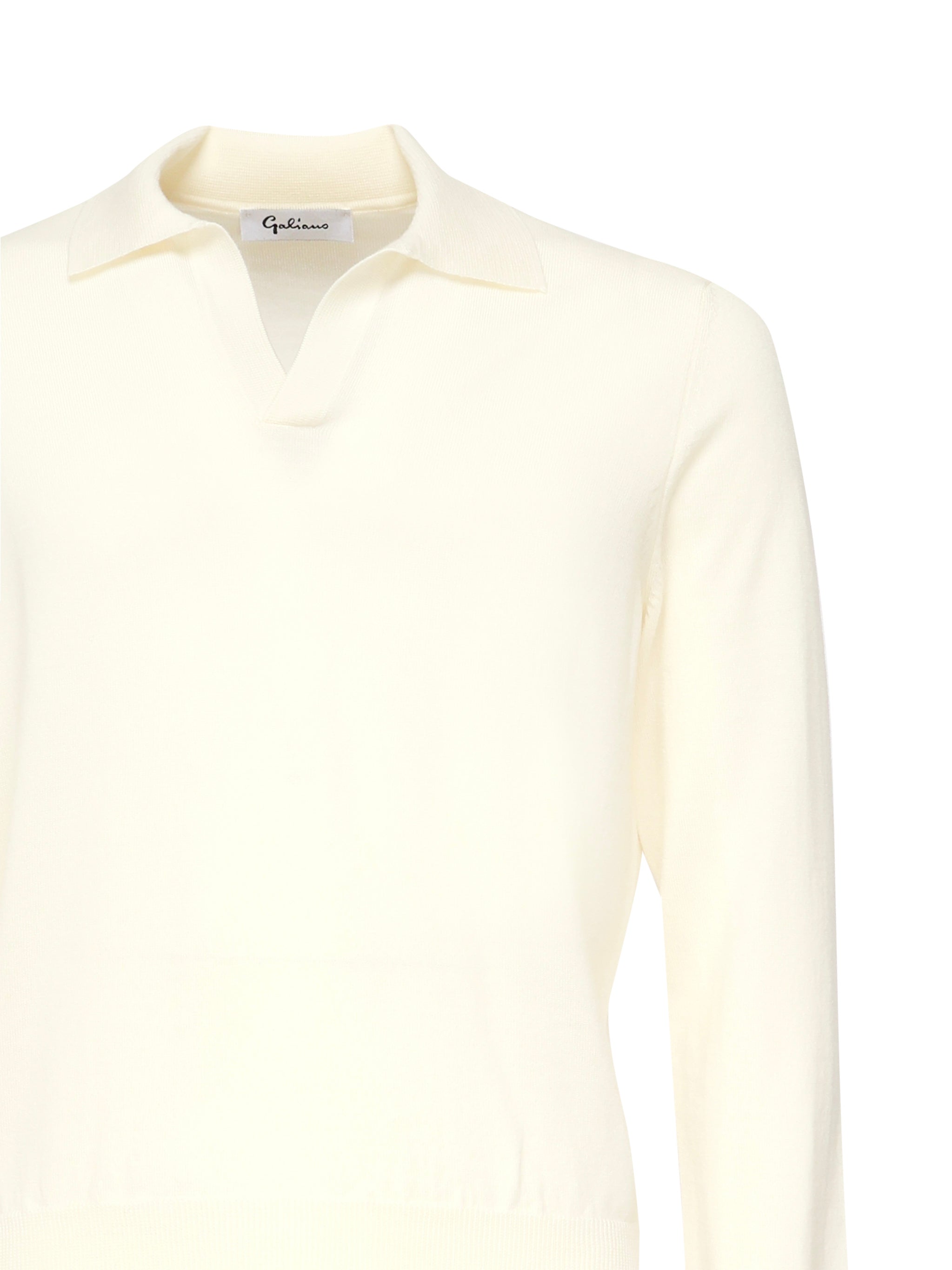 GALIANO Sweaters White Virgin Wool