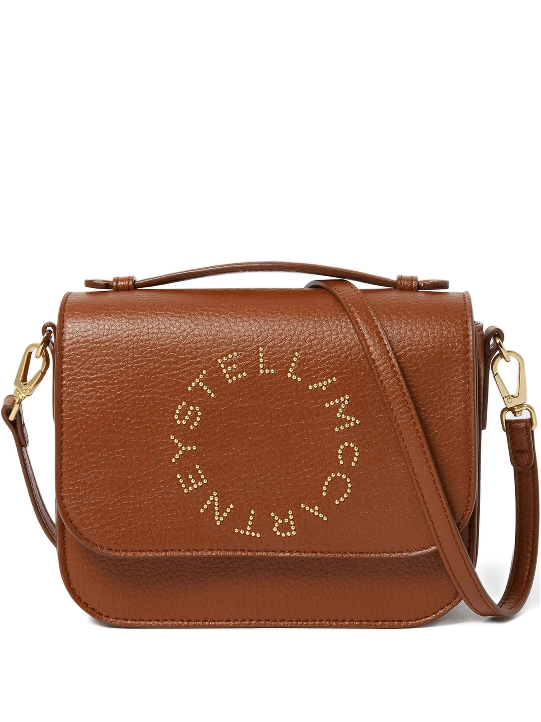 Borsa Messenger A Tracolla Con Logo Brown