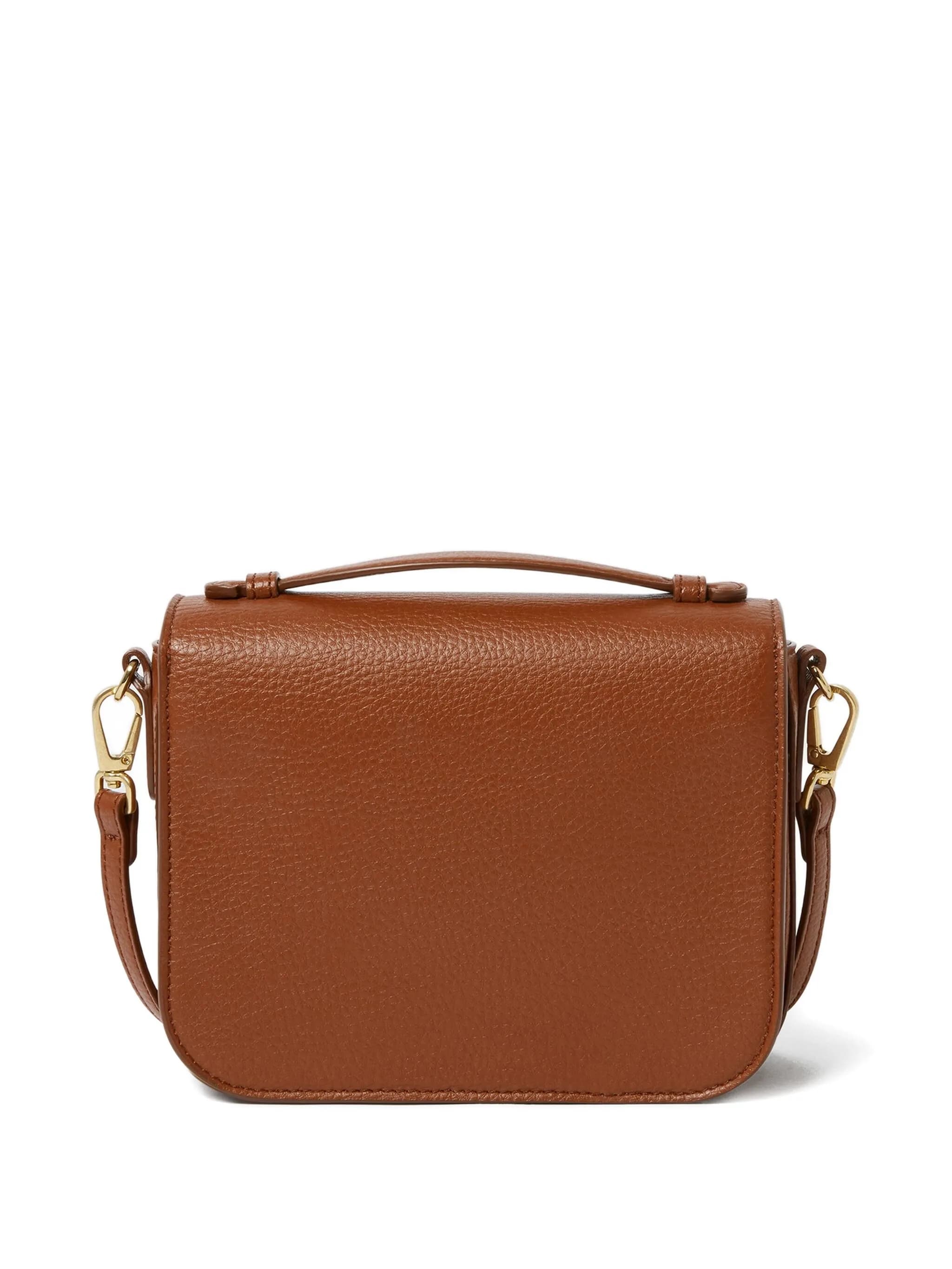 Borsa Messenger A Tracolla Con Logo Brown