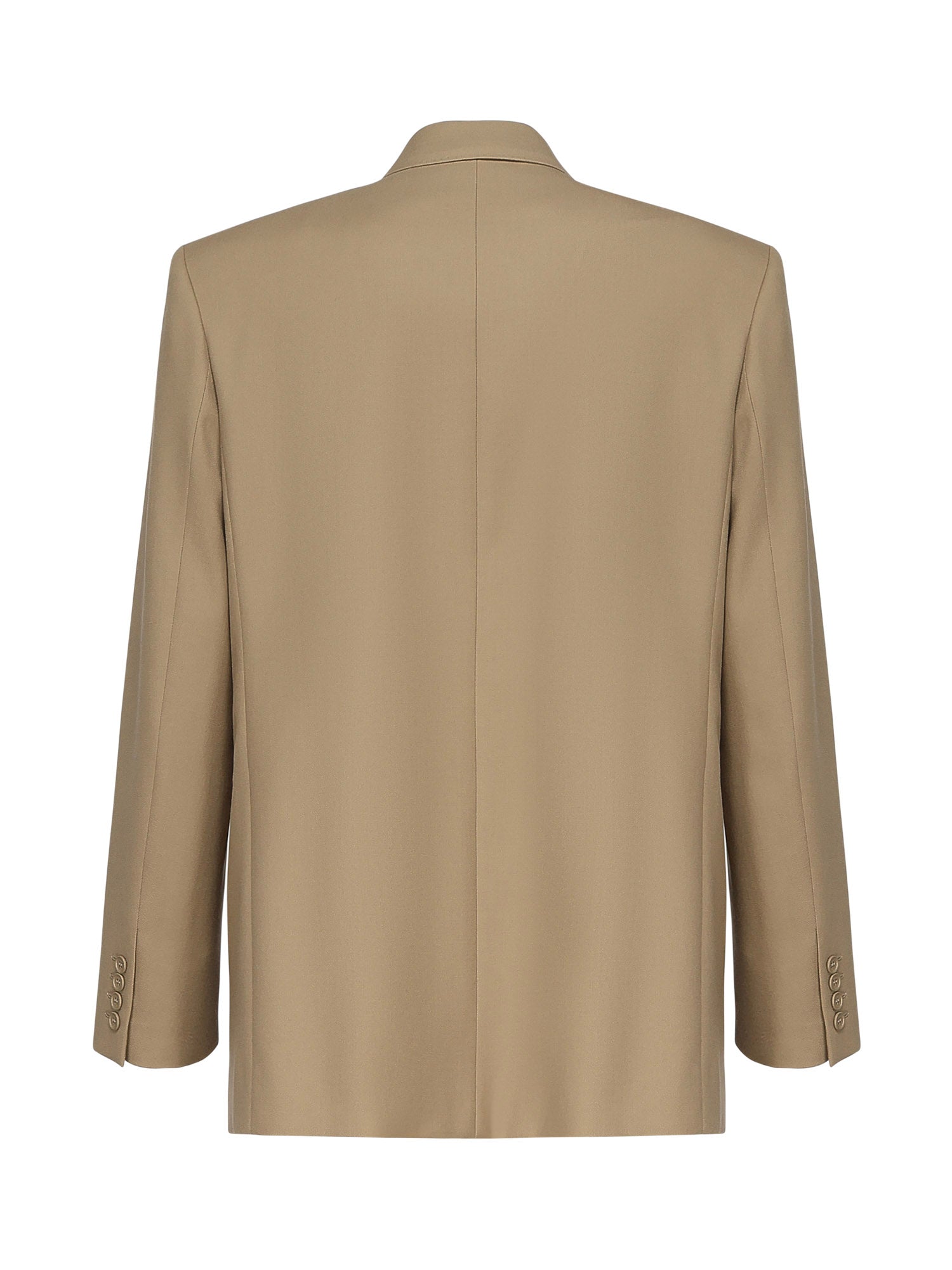 Saint Laurent Jackets Beige Wool