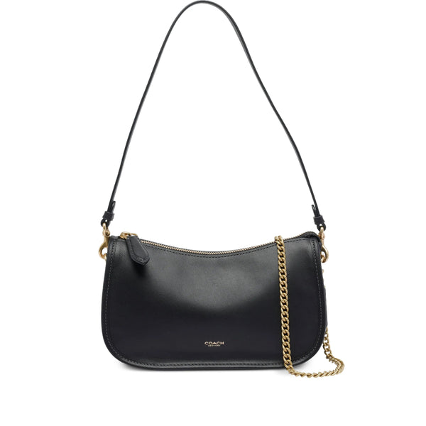 Coach Black Mini Tote Bag Calf Leather
