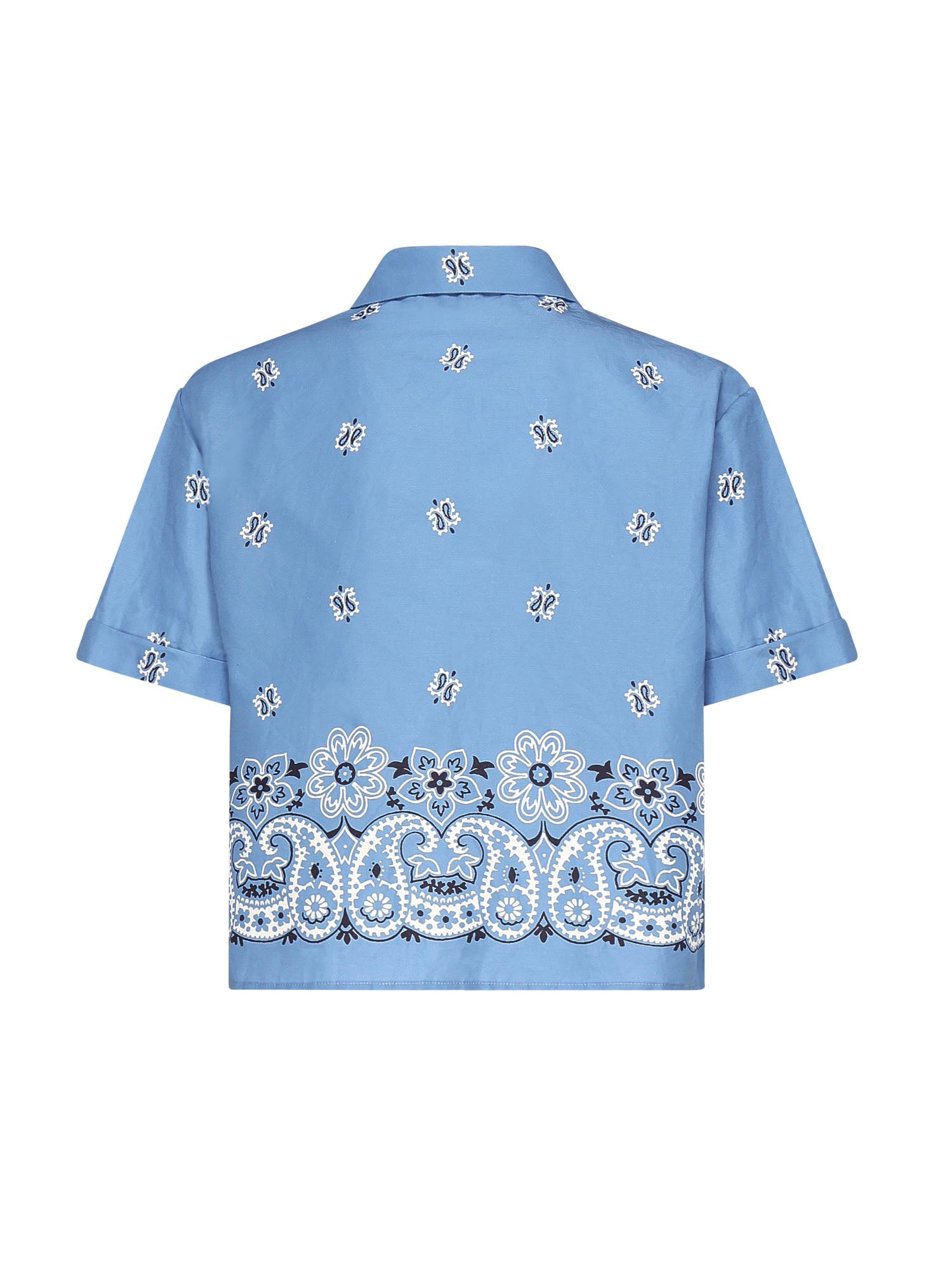 Miu Shirts Light Blue/white Cotton