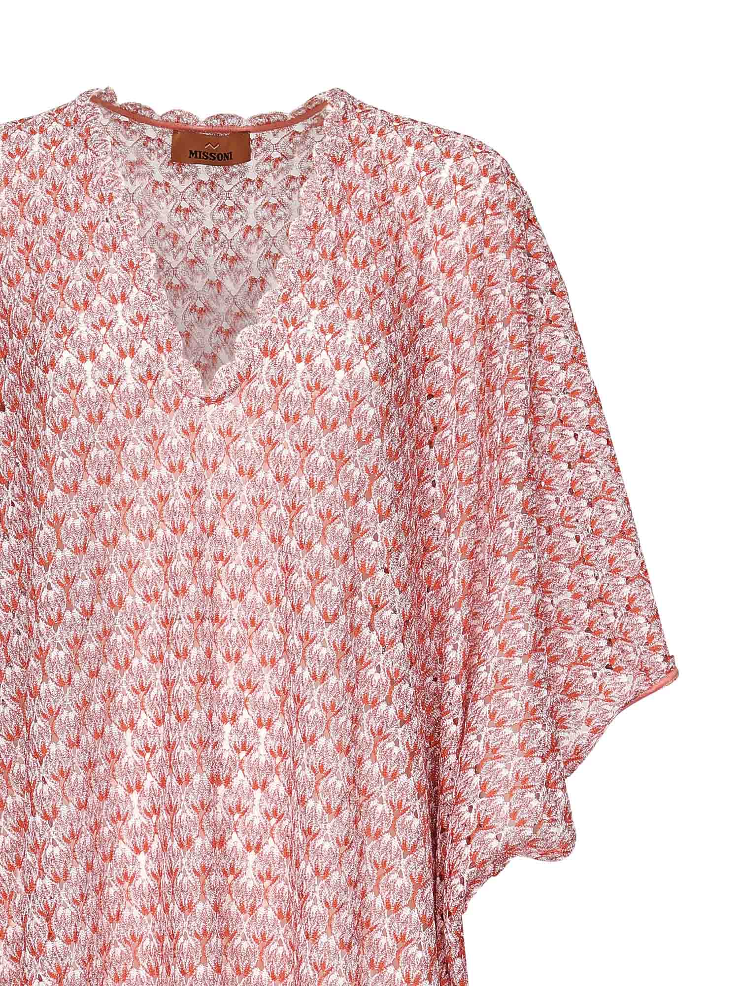 Missoni Dresses Pink/red Viscose