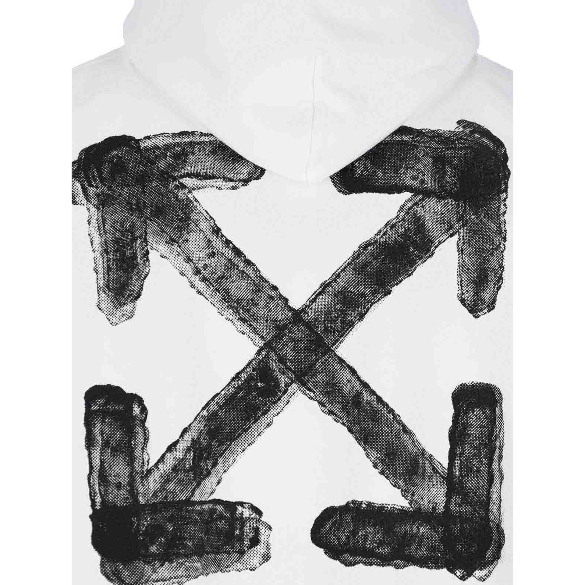 Off-White Hooded Sweatshirt Cotton