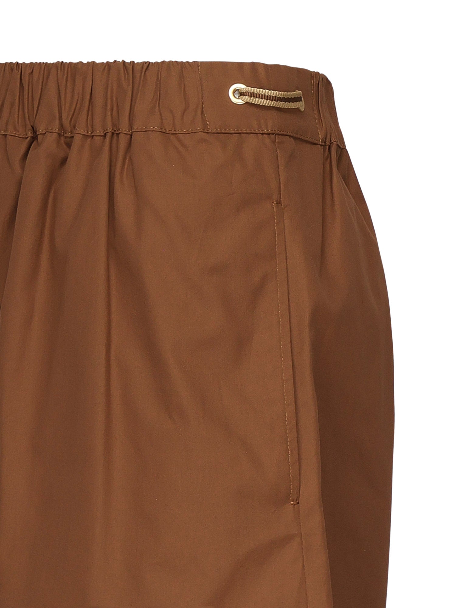 Max Mara Shorts Brown Cotton