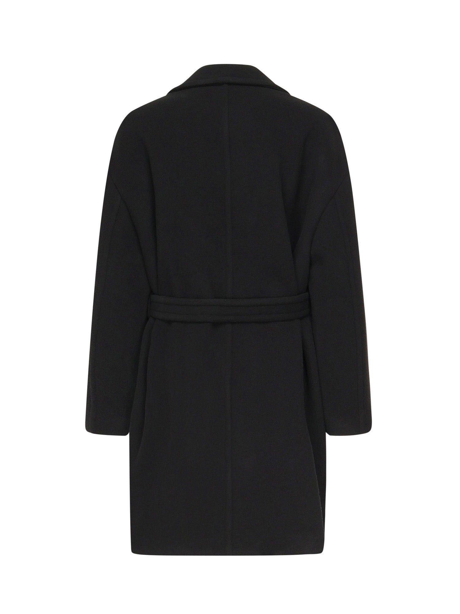 Pinko Coats Black Wool