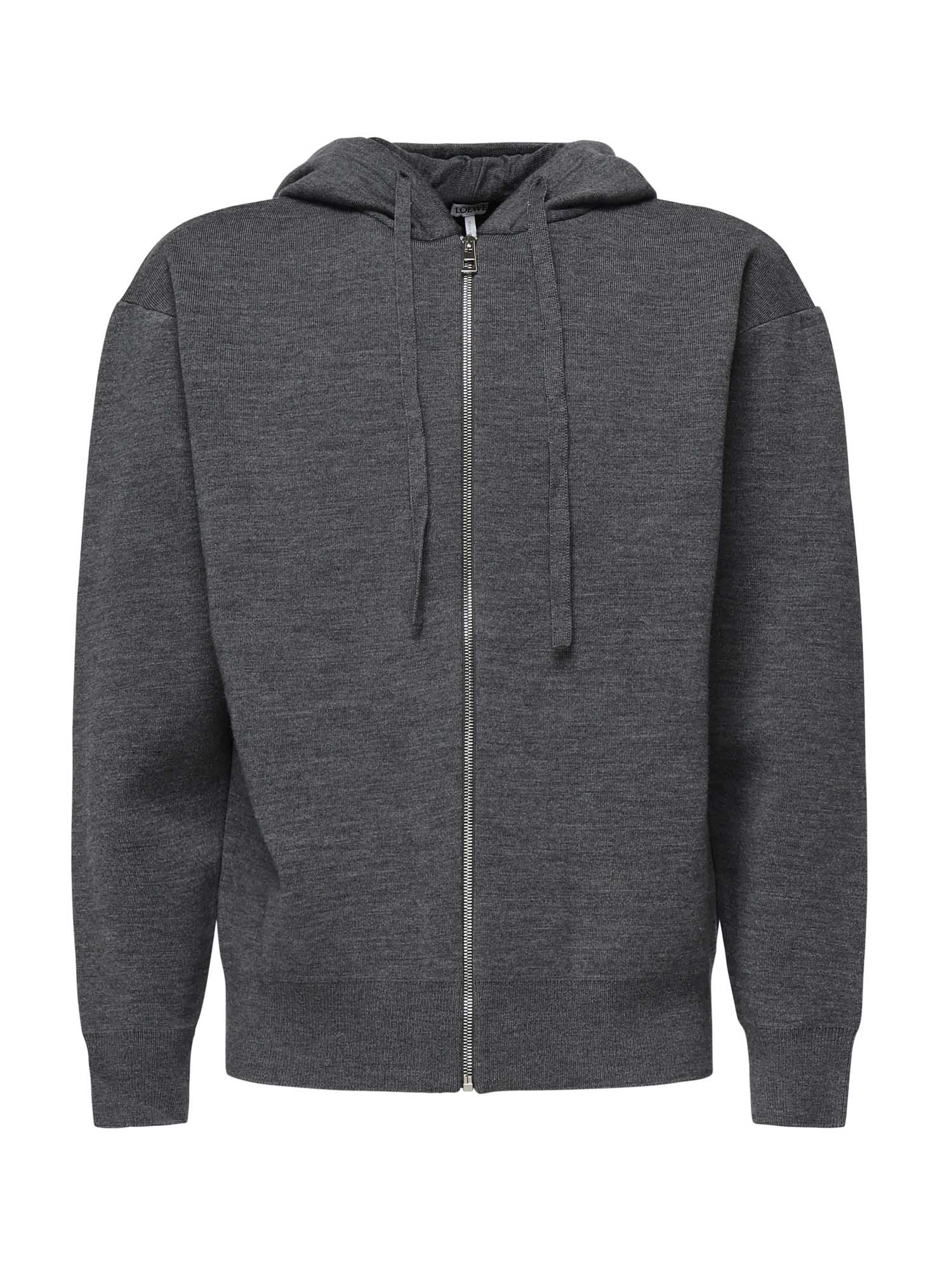 Loewe Sweaters Grey Wool