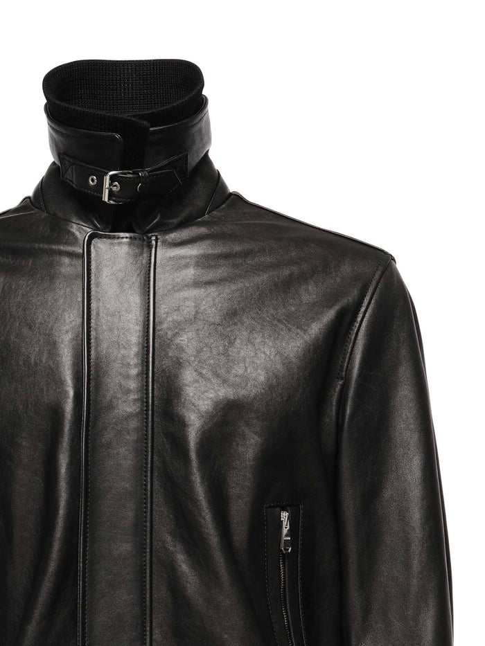 Dondup Coats Black Lambskin
