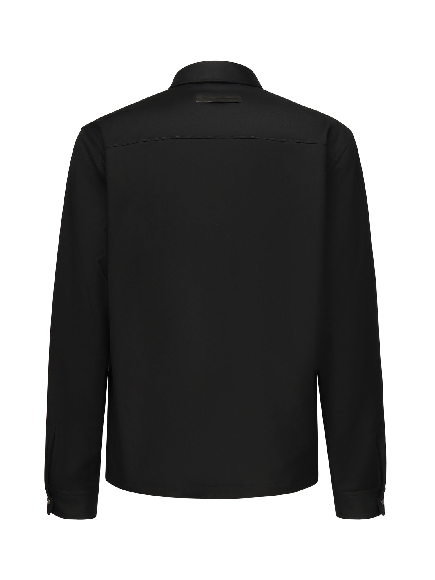 Zegna Shirts Black Wool