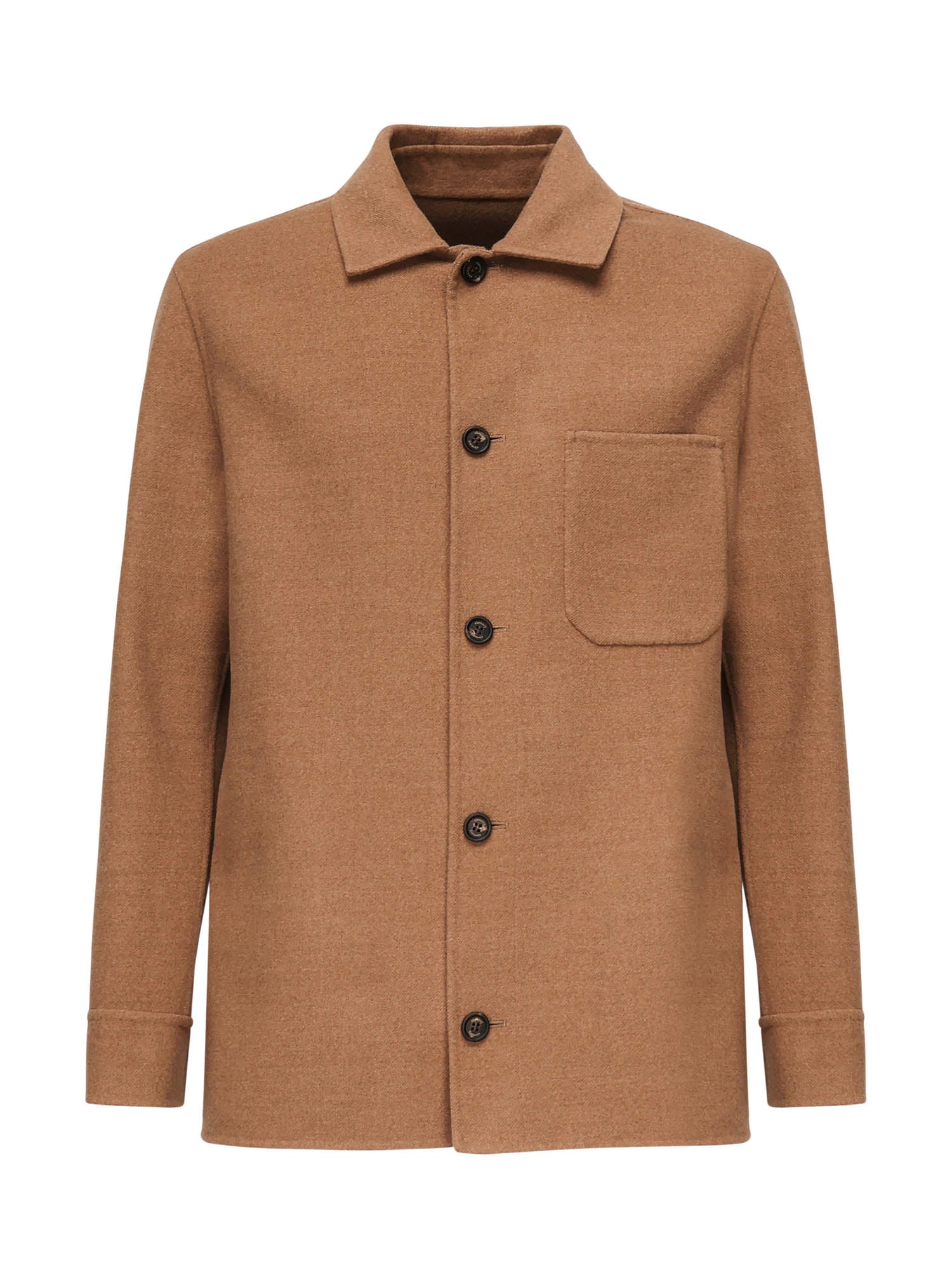 Eleventy Shirts Hazelnut Wool