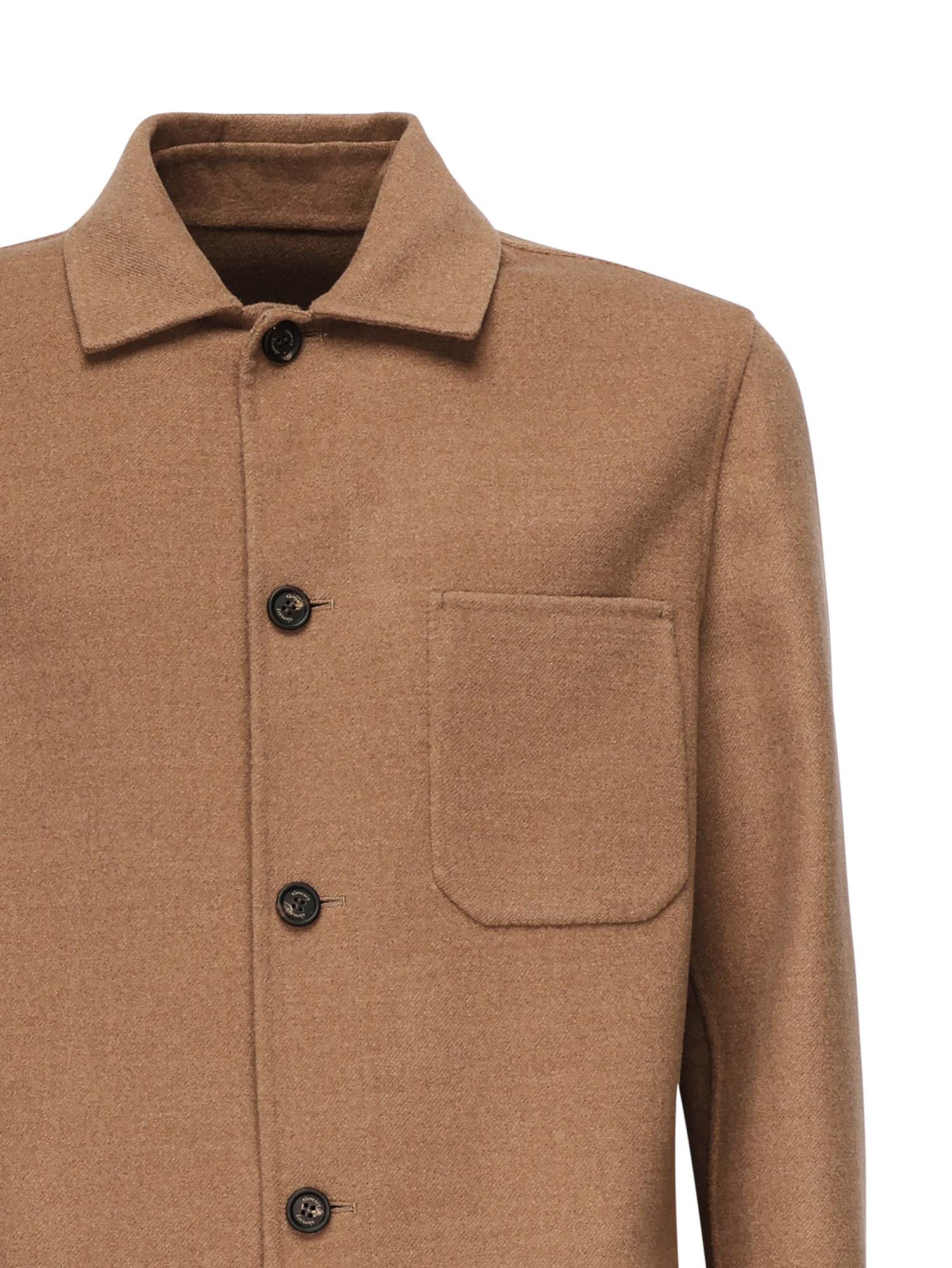Eleventy Shirts Hazelnut Wool