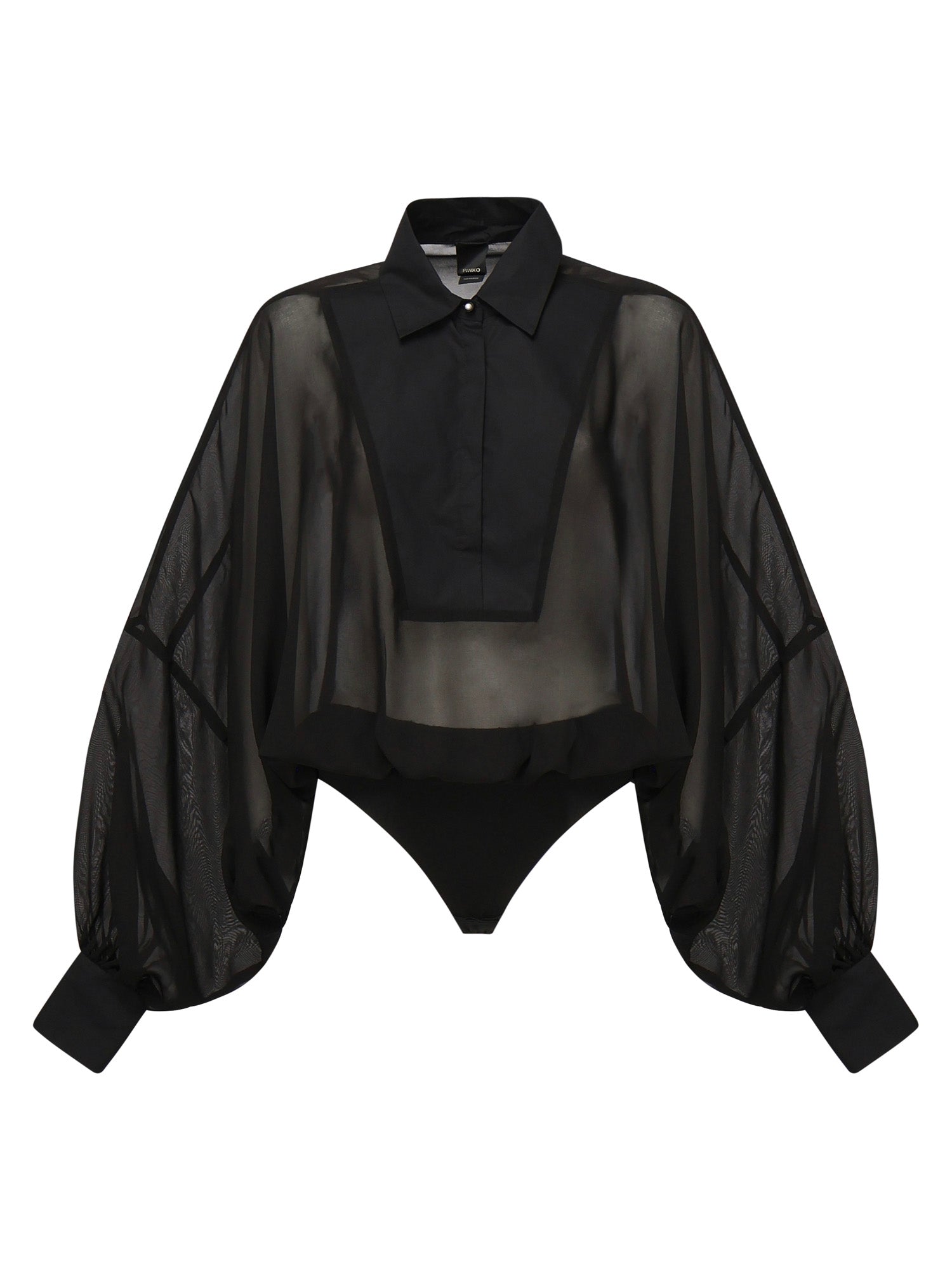 Pinko Top Black Cotton