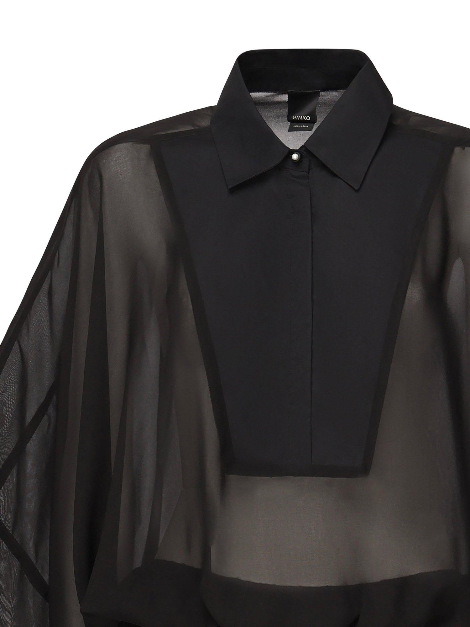 Pinko Top Black Cotton
