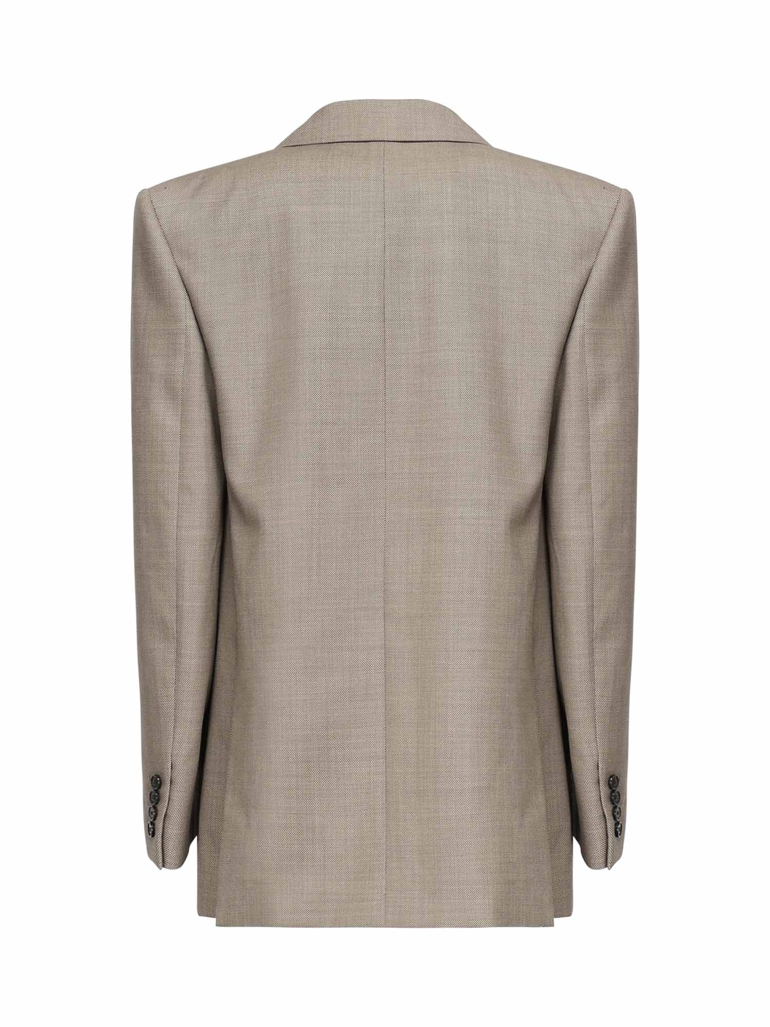 Saint Laurent Jackets Taupe/beige Wool