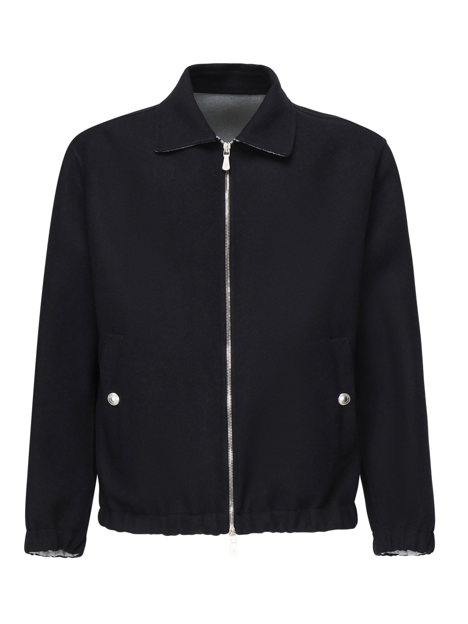 Eleventy Coats Blue Wool