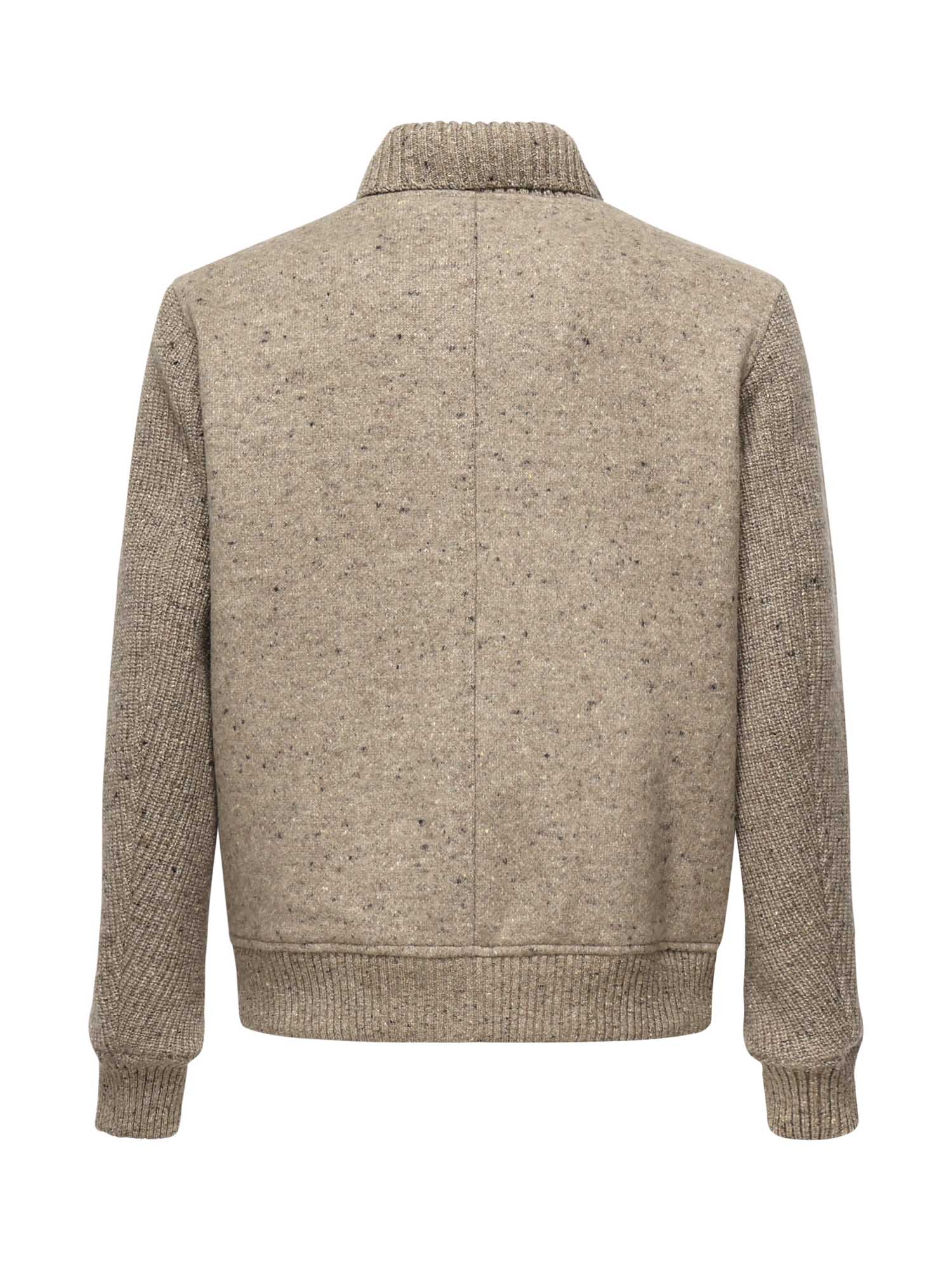 Eleventy Jackets Beige Wool Cashmere Polyamide