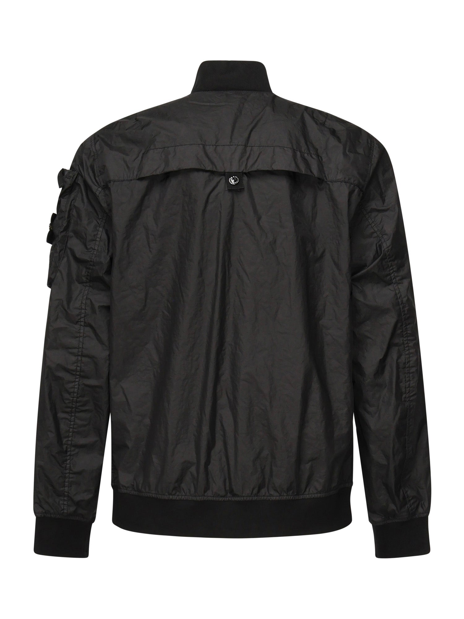 Stone Island Coats Black Polyamide
