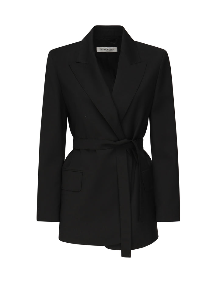 Max Mara Jackets Black Virgin Wool
