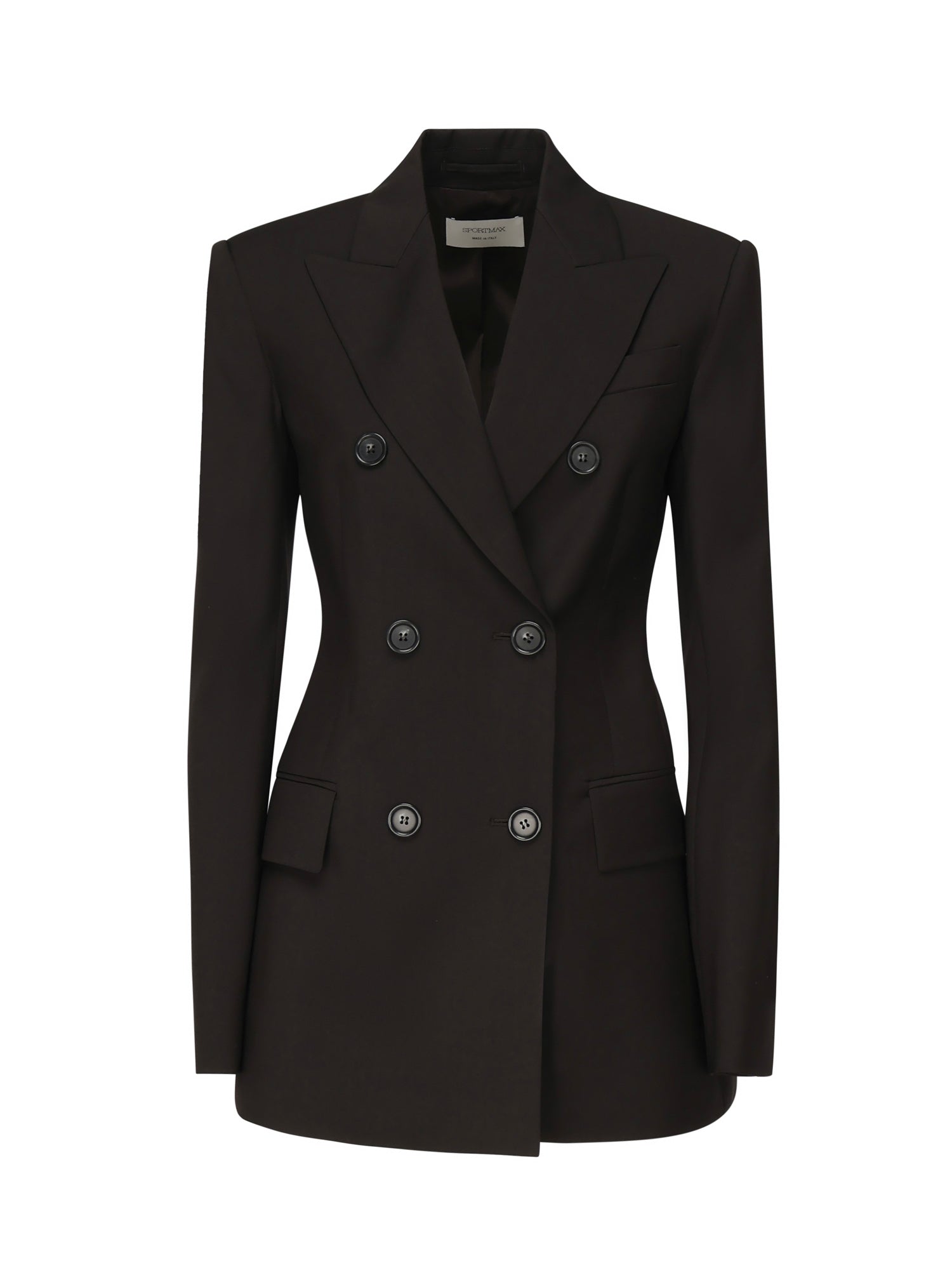 Sportmax Jackets Brown Wool