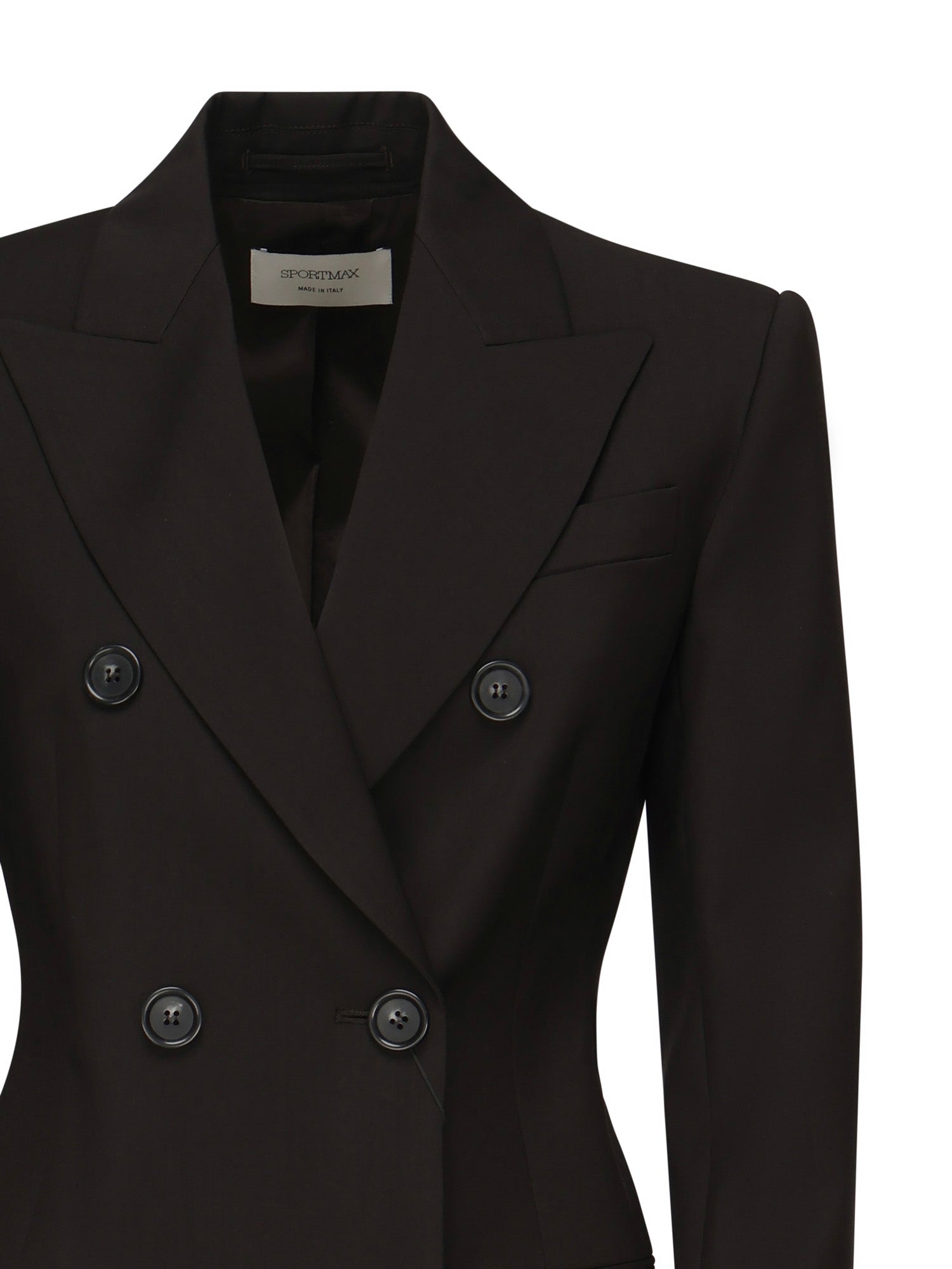 Sportmax Jackets Brown Wool
