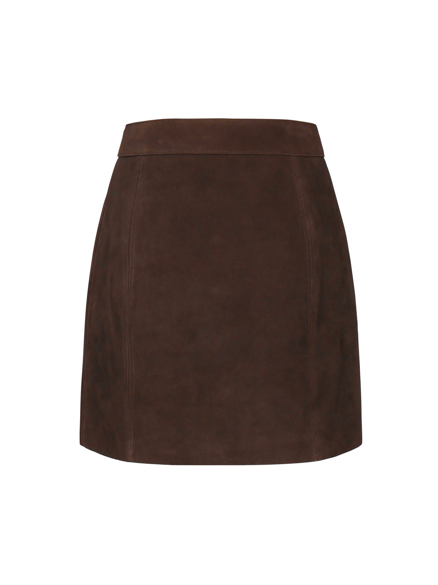 Céline Skirts Brown Suede Calf Leather