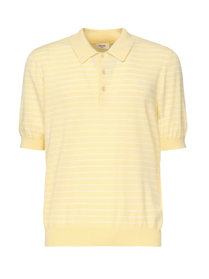 Céline T-shirts and Polos Pale Yellow/ecru