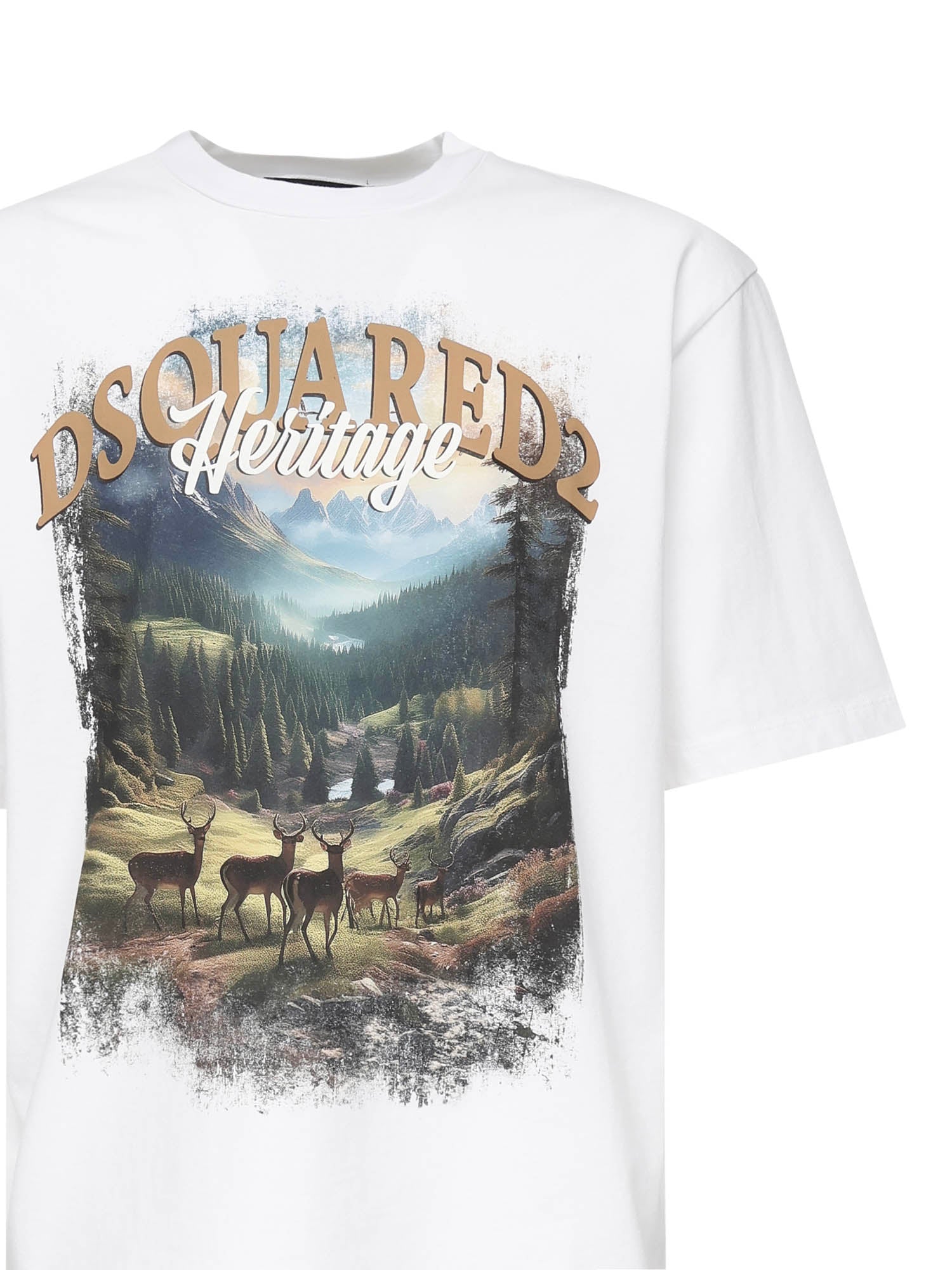 Dsquared2 T-shirts and Polos White Cotton