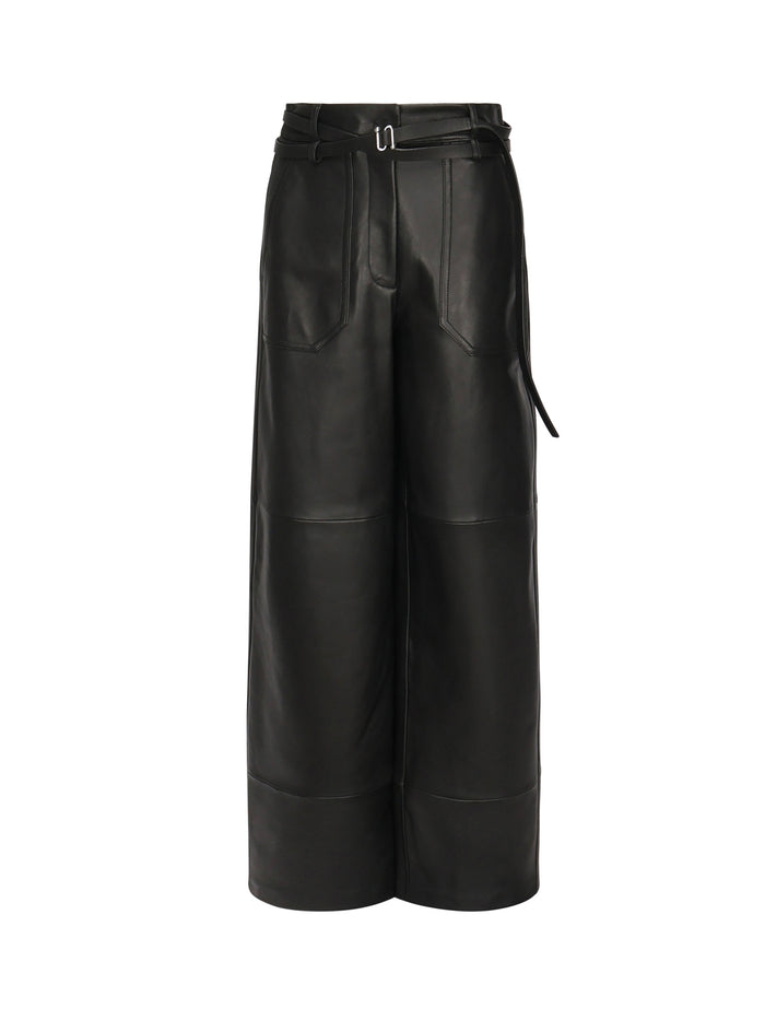 Sportmax Rtw Black Lambskin