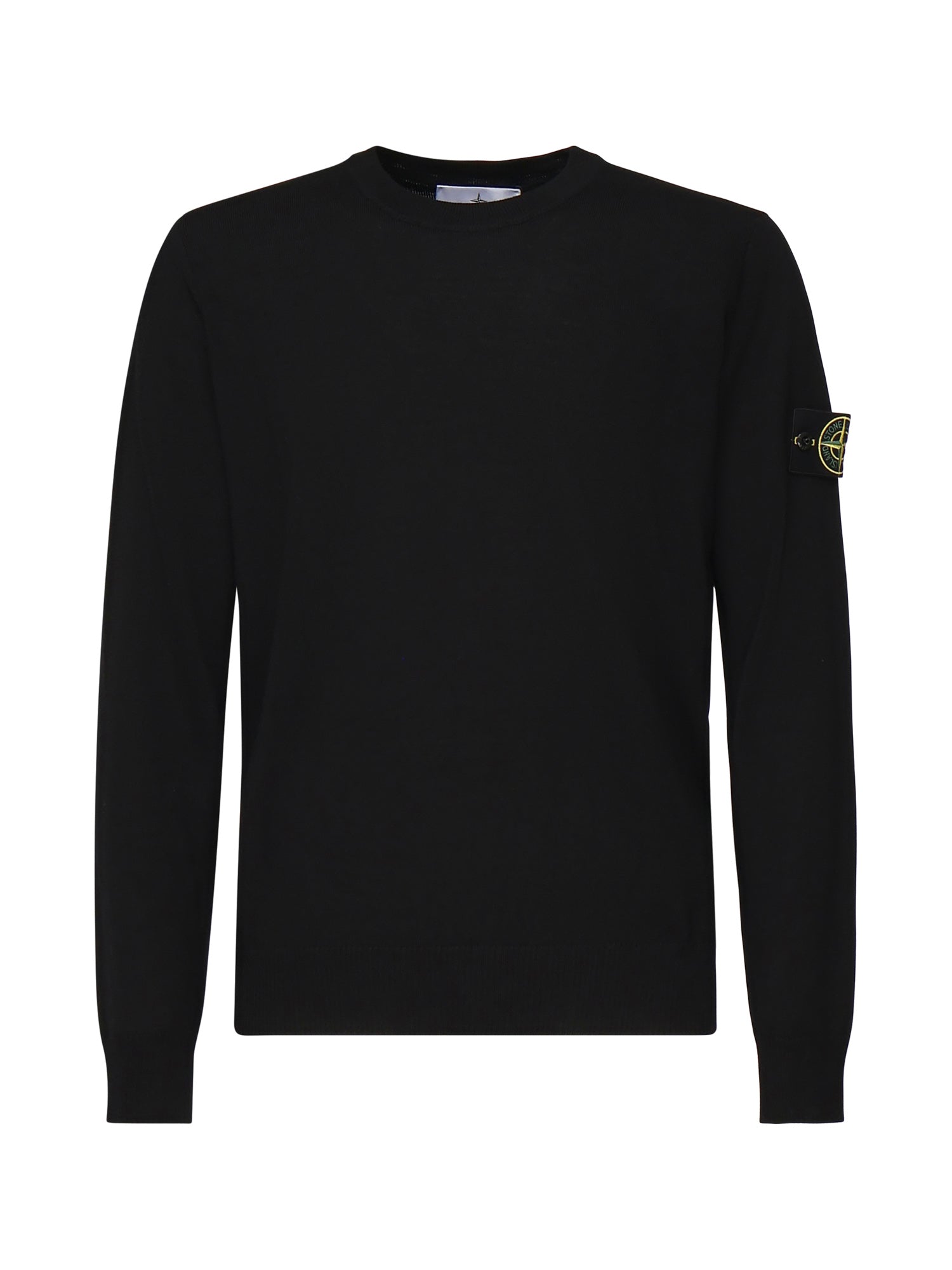 Stone Island Sweaters Black Virgin Wool