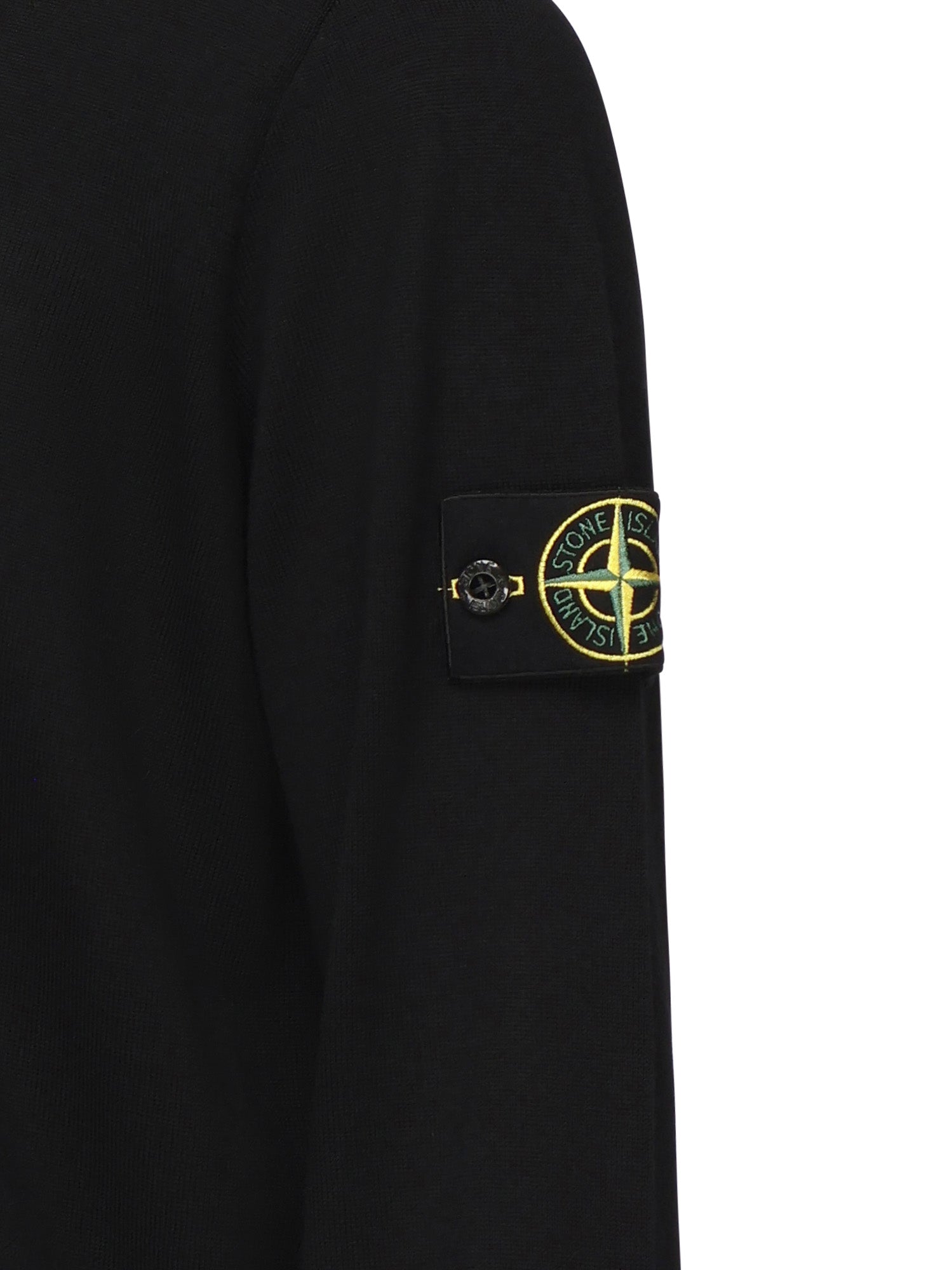 Stone Island Sweaters Black Virgin Wool