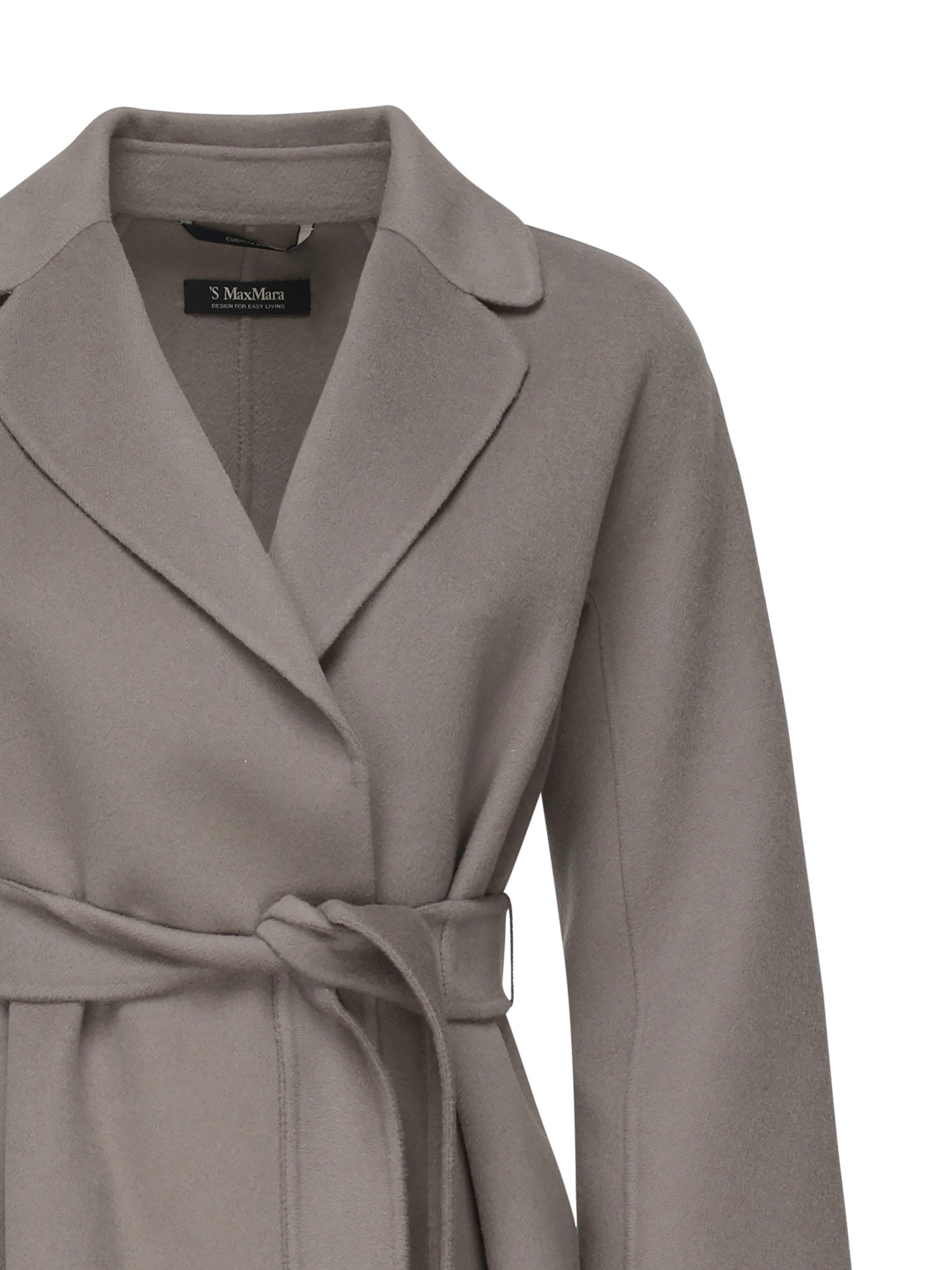 S Max Mara Coats Medium Gray Wool