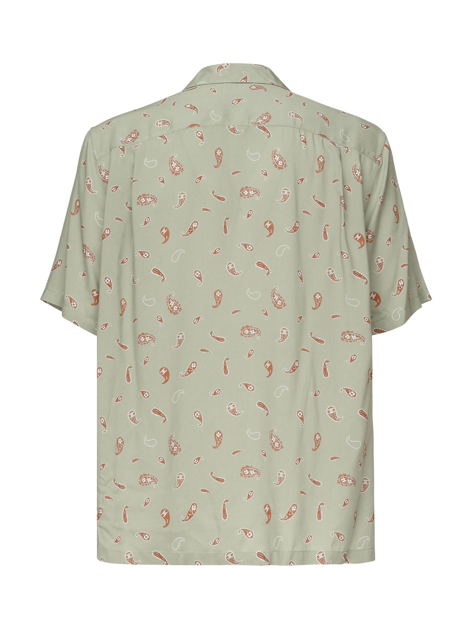 Céline Shirts Sage/cream/tobacco Viscose