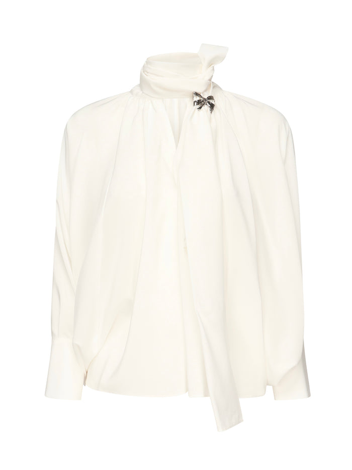 Max Mara Shirts White Silk