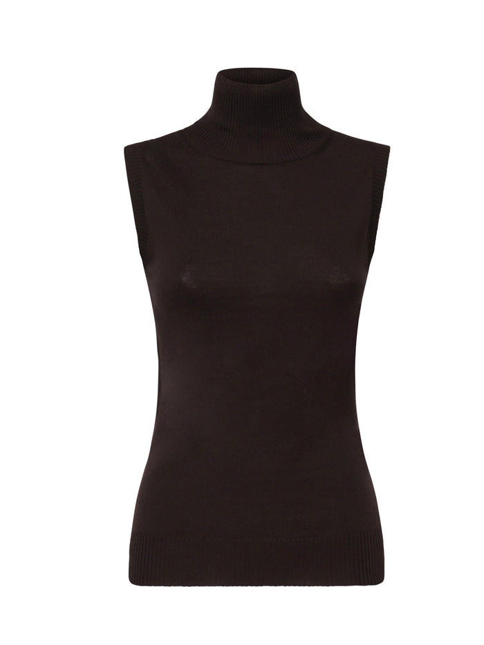 SportMax Sweaters Dark Brown Virgin Wool