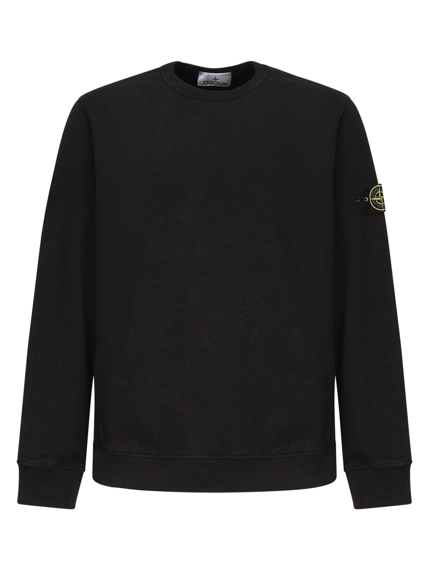 Stone Island Sweaters Black Cotton