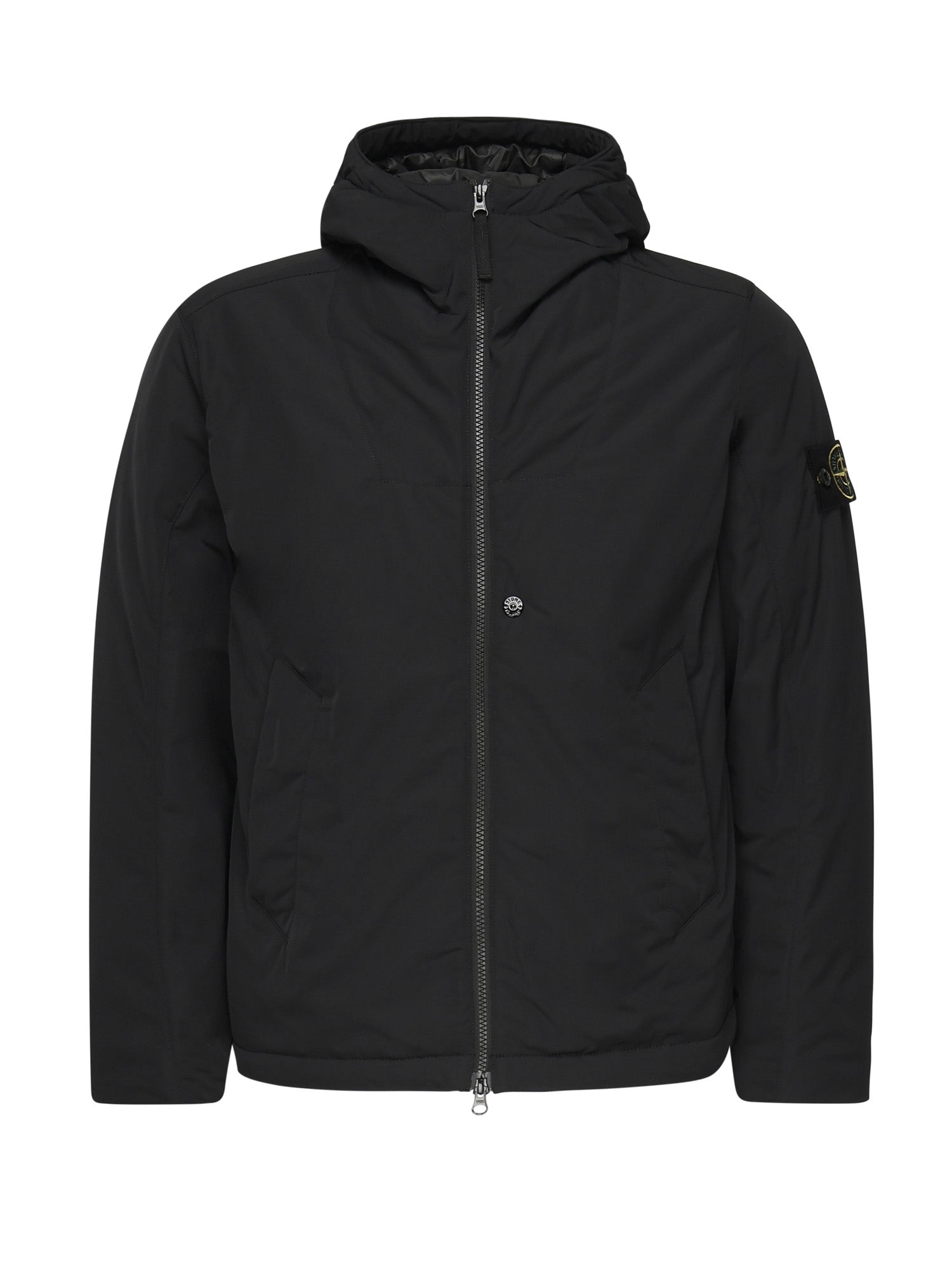 Stone Island Coats Black Polyester