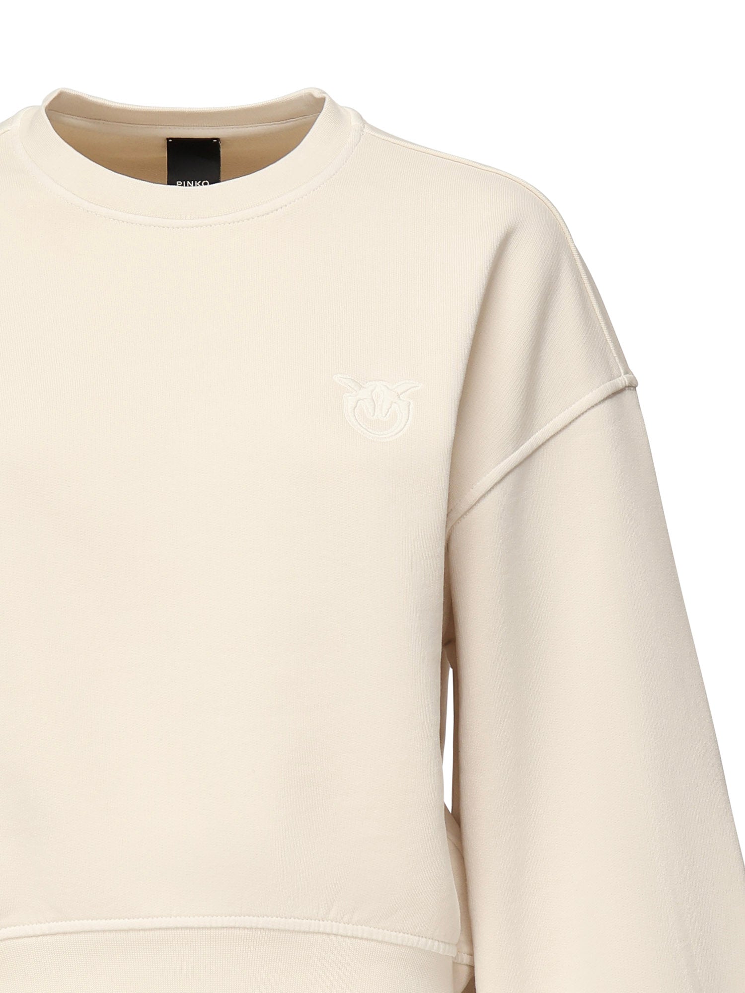 Pinko Sweaters Beige Cotton