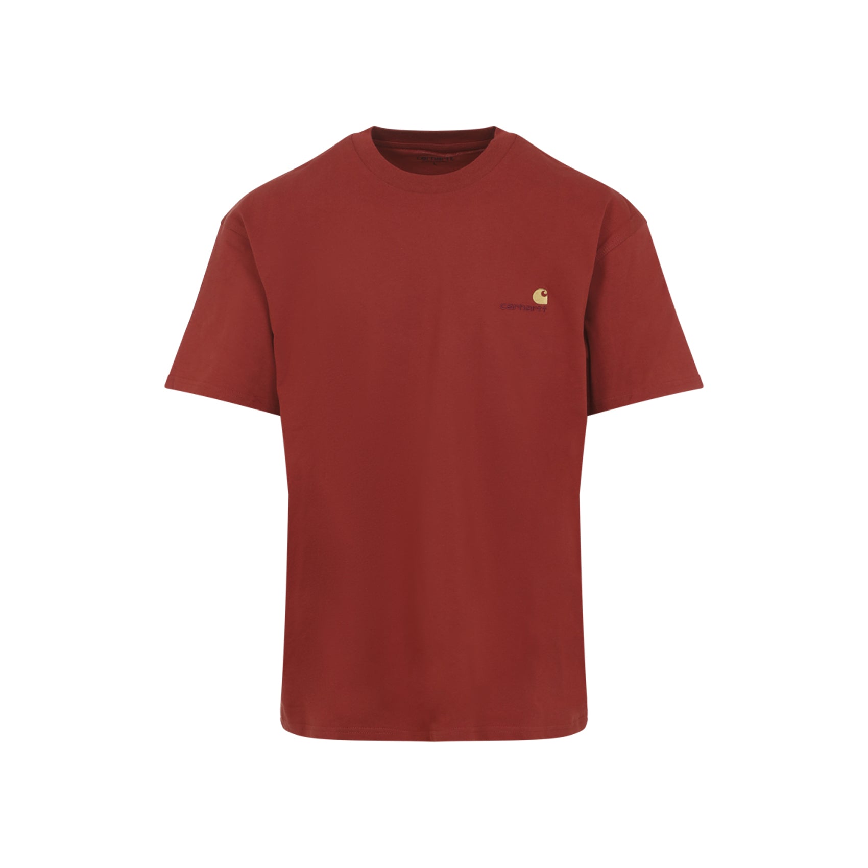 American Script T-shirt Red Cotton Tshirt